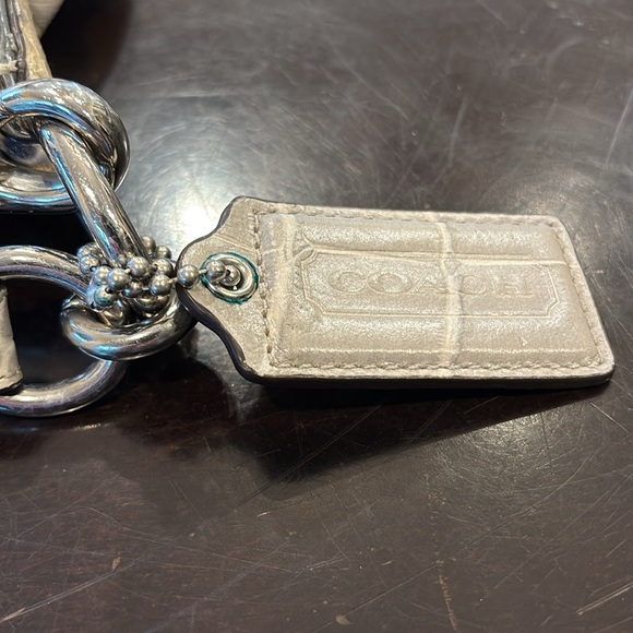 Coach Kristin Spectator Ivory Leather Hobo Bag - Picture 13 of 13